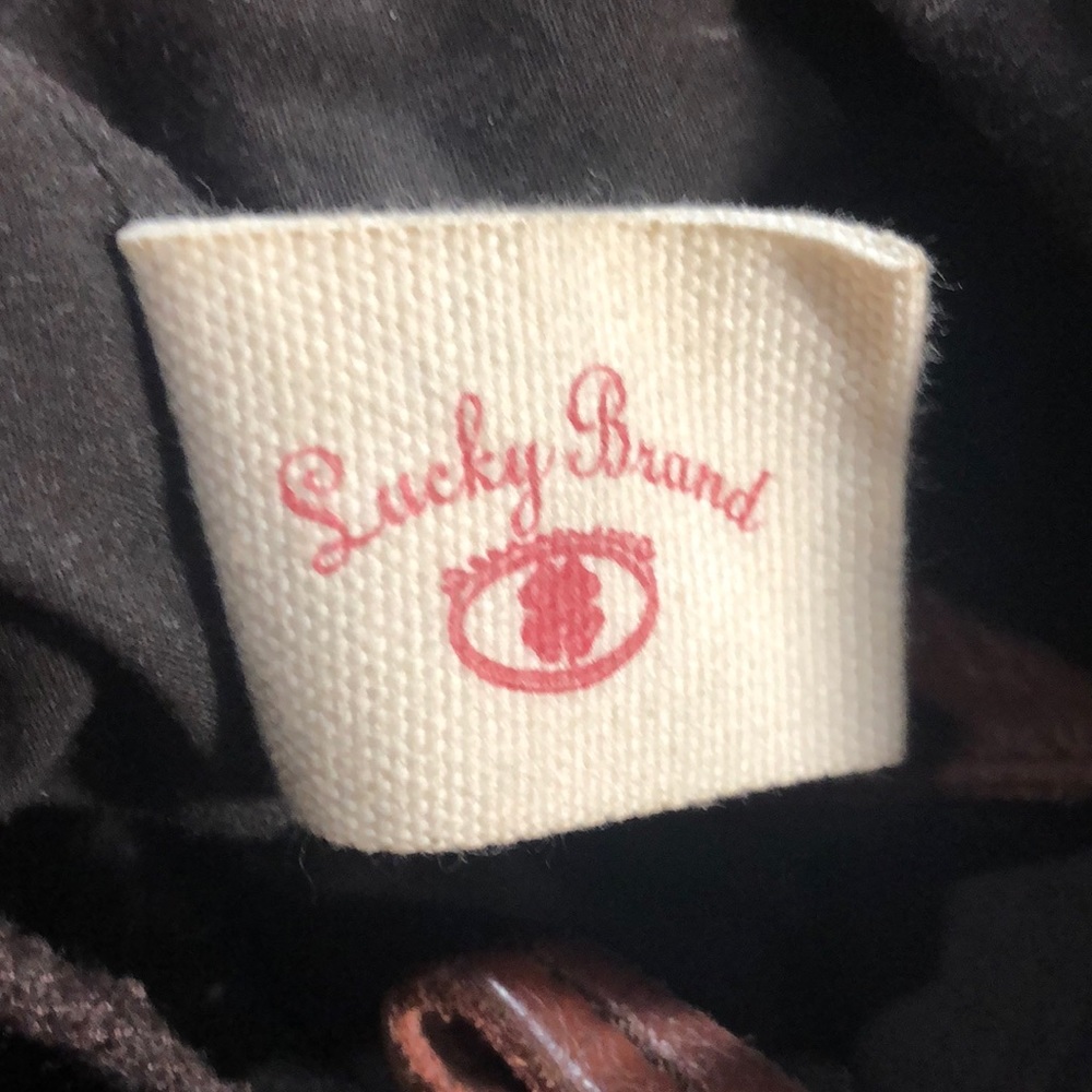 Lucky Brand Brown Leather Hobo Purse - Picture 7 of 8